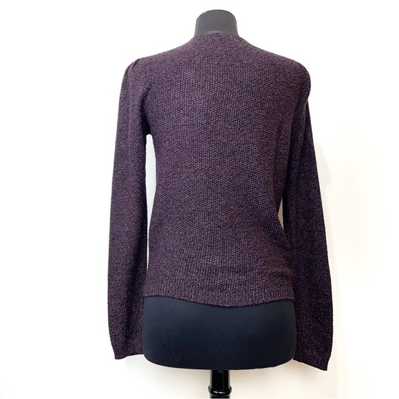Trouve – Purple and Black Zip Up Knit Jacket – SZ XS Business Career - Picture 6 of 11